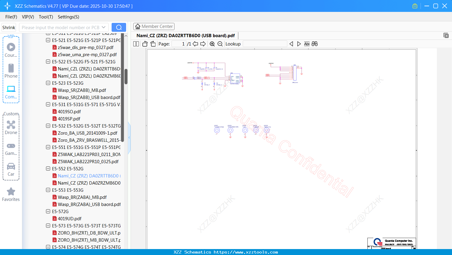 Laptop ACER Nami_CZ (ZRZ) DA0ZRTTB6D0 (USB Board)